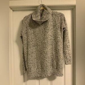 Forever 21 Black and White Turtleneck Sweater